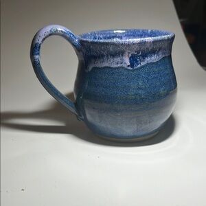 Sanderson Toad Hill Pottery blue cup